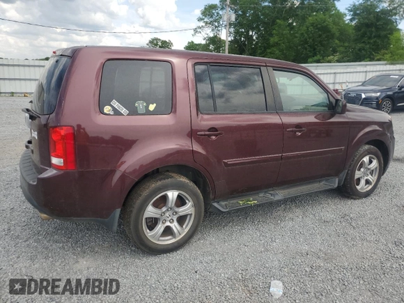 2013 Honda Pilot EX-L with VIN 5FNYF3H56DB005360, listed as a Copart auction lot 55583715 with Not Provided miles and Clean Title. Bid and sale history available at DreamBid. Image 3.