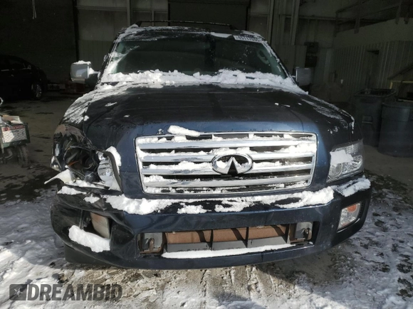 2007 Infiniti QX56 with VIN 5N3AA08C47N802650, listed as a Copart auction lot 45117695 with 218,047 mi miles and Salvage Title. Bid and sale history available at carsss.com. Image 5.
