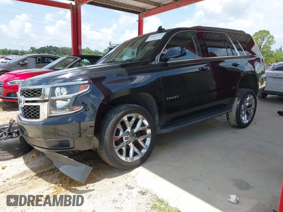 2019 Chevrolet Tahoe LT z VIN 1GNSKBKCXKR361392, wystawiony jako IAAI lot #42661332 z przebiegiem 112 973 mil mil oraz . Historia ofert i sprzedaży dostępna na DreamBid. Obrazek 4.