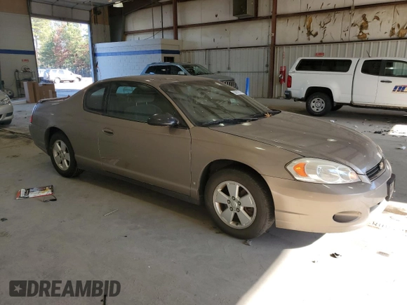 2006 Chevrolet Monte Carlo LT 3.5L with VIN 2G1WM15K569288684, listed as a Copart auction lot 80035514 with 124,324 mi miles and Clean Title. Bid and sale history available at carsss.com. Image 4.