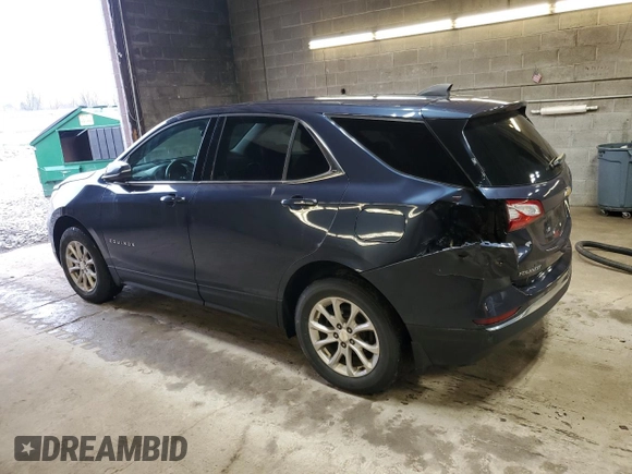 2018 Chevrolet Equinox LT with VIN 3GNAXSEV1JL300528, listed as a Copart auction lot 53065125 with 98,980 mi miles and Salvage Title. Bid and sale history available at carsss.com. Image 2.