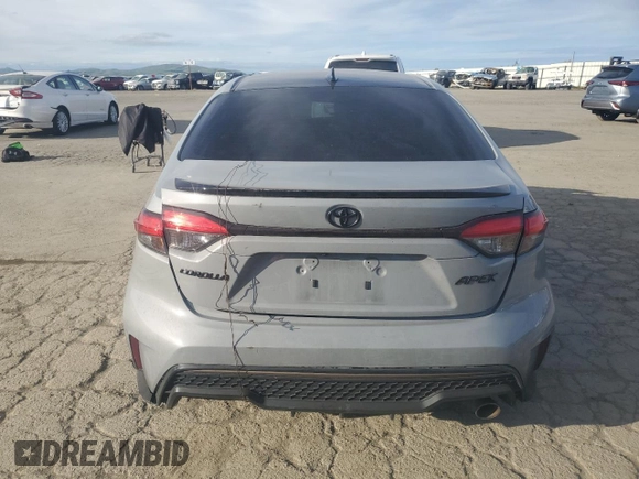 2021 Toyota Corolla XSE with VIN 5YFT4MCE5MP094405, listed as a Copart auction lot 47645035 with 79,578 mi miles and Salvage Title. Bid and sale history available at carsss.com. Image 6.