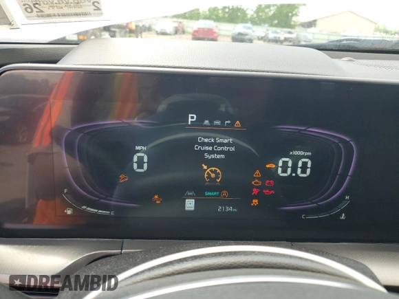 2025 Kia Telluride S with VIN 5XYP6DGC7SG633192, listed as a Copart auction lot 58782175 with 2,134 mi miles and Salvage title. Bid and sale history available at DreamBid. Image 9.