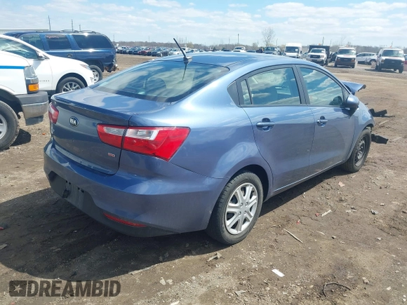 2016 Kia Rio LX with VIN KNADM4A34G6643199, listed as a IAAI auction lot 42003014 with 97,376 mi miles and . Bid and sale history available at DreamBid. Image 4.