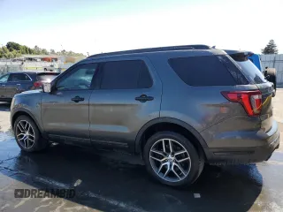 2018 Ford Explorer Sport с VIN 1FM5K8GT8JGA32035, выставлен на аукционе Copart как лот 61410295 с пробегом 88 100 миль миль и Чистый • Clean title. История ставок и продаж доступна на DreamBid. Изображение 2.