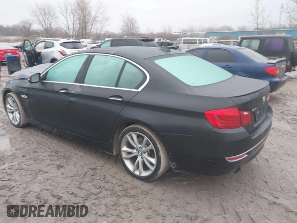 2014 BMW 5 Series 535i xDrive with VIN WBA5B3C56ED537753, listed as a IAAI auction lot 41054663 with 138,684 mi miles and . Bid and sale history available at carsss.com. Image 3.