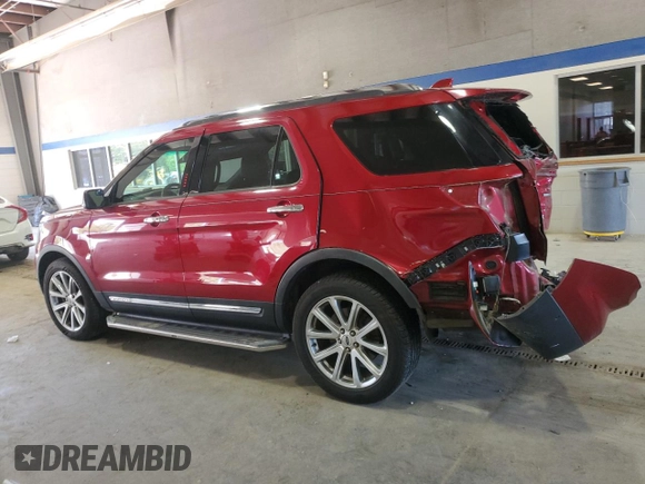 2016 Ford Explorer Limited with VIN 1FM5K8F81GGC55359, listed as a Copart auction lot 53276965 with 45,047 mi miles and Salvage Title. Bid and sale history available at carsss.com. Image 2.