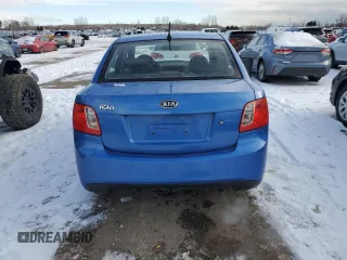 2011 Kia Rio with VIN KNADH4B37B6917894, listed as a Copart auction lot 88465075 with 229,688 mi miles and Clean Title. Bid and sale history available at DreamBid. Image 6.