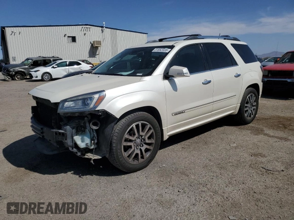 2014 GMC Acadia Denali with VIN 1GKKRTKD7EJ224985, listed as a Copart auction lot 51852035 with 201,615 mi miles and Salvage Title. Bid and sale history available at carsss.com. Image 1.