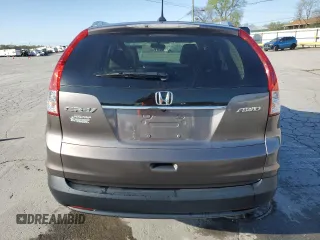 2012 Honda CR-V EX-L with VIN 5J6RM4H7XCL007393, listed as a Copart auction lot 52378715 with 126,002 mi miles and Salvage Title. Bid and sale history available at carsss.com. Image 6.