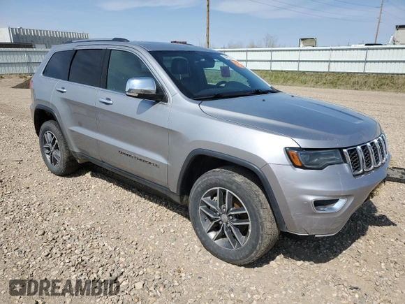 2017 Jeep Grand Cherokee Limited with VIN 1C4RJFBG3HC958495, listed as a Copart auction lot 55415785 with 168,387 mi miles and Salvage title. Bid and sale history available at DreamBid. Image 4.