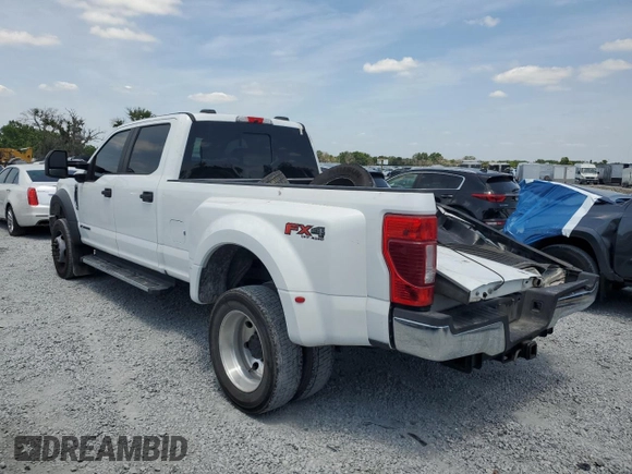 2021 Ford F-450 XL with VIN 1FT8W4DT5MEC57242, listed as a Copart auction lot 54353575 with 227,281 mi miles and Salvage title. Bid and sale history available at DreamBid. Image 2.