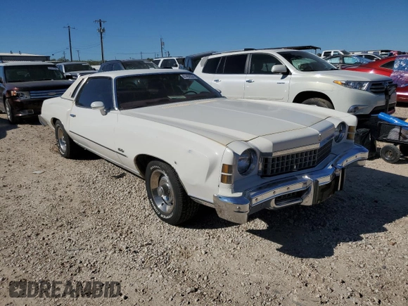 1974 Chevrolet Monte Carlo z VIN 1H57H4R75663, wystawiony jako Copart lot #81492924 z przebiegiem 90 431 mil mil oraz Tytuł czysty. Historia ofert i sprzedaży dostępna na DreamBid. Obrazek 4.