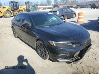 2023 Honda Civic Sedan Sport with VIN 2HGFE2F50PH570890, listed as a Copart auction lot 47370815 with 22,003 mi miles and Salvage Title. Bid and sale history available at carsss.com. Image 4.