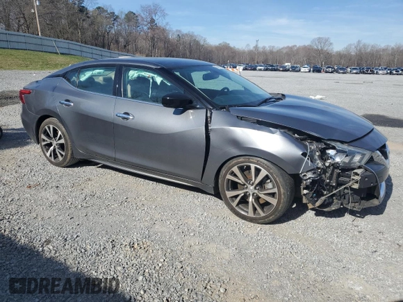 2016 Nissan Maxima S with VIN 1N4AA6AP1GC375135, listed as a Copart auction lot 49448485 with 85,510 mi miles and Salvage Title. Bid and sale history available at DreamBid. Image 4.