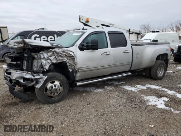 2013 Chevrolet Silverado 3500HD LTZ with VIN 1GC4K1C8XDF163440, listed as a Copart auction lot 41615905 with 85,968 mi miles and Salvage Title. Bid and sale history available at carsss.com. Image 1.