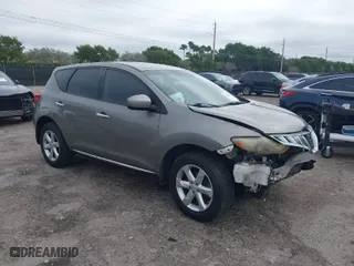 2009 Nissan Murano S with VIN JN8AZ18UX9W010833, listed as a IAAI auction lot 41420713 with 100,597 mi miles. Bid and sale history available at carsss.com. Image 1.