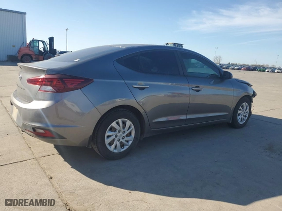 2020 Hyundai Elantra SE with VIN 5NPD74LF8LH501830, listed as a Copart auction lot 46888895 with 79,177 mi miles and Salvage Title. Bid and sale history available at carsss.com. Image 3.