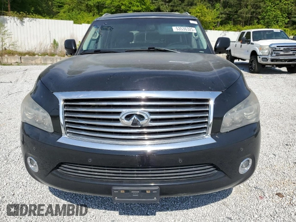2014 Infiniti QX80 with VIN JN8AZ2NF8E9555689, listed as a Copart auction lot 53536325 with 191,185 mi miles and Clean Title. Bid and sale history available at DreamBid. Image 5.