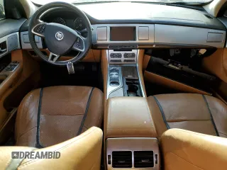 2012 Jaguar XF Portfolio with VIN SAJWA0HBXCLS24703, listed as a Copart auction lot 43380585 with 0 mi miles and Salvage Title. Bid and sale history available at carsss.com. Image 8.