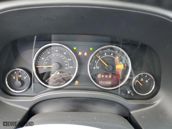 2014 Jeep Compass Latitude with VIN 1C4NJCEB5ED744997, listed as a Copart auction lot 87148424 with 124,408 mi miles and Salvage Title. Bid and sale history available at carsss.com. Image 9.