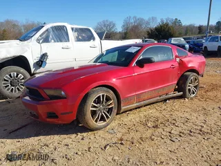 2012 Ford Mustang V6 Premium with VIN 1ZVBP8AM1C5287695, listed as a IAAI auction lot 41758145 with 174,211 mi miles. Bid and sale history available at carsss.com. Image 17.