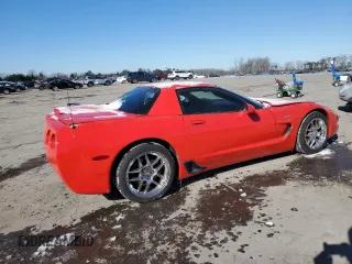 2004 Chevrolet Corvette Z06 with VIN 1G1YY12S545112990, listed as a Copart auction lot 41887135 with 97,376 mi miles and Salvage Title. Bid and sale history available at carsss.com. Image 3.
