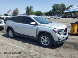 2019 GMC Terrain SLE with VIN 3GKALMEV4KL250147, listed as a Copart auction lot 61103705 with 33,499 mi miles and Salvage title. Bid and sale history available at DreamBid. Image 4.