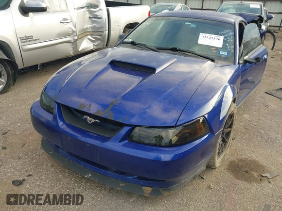 2003 Ford Mustang GT Deluxe with VIN 1FAFP42X13F416248, listed as a IAAI auction lot 41225176 with 134,002 mi miles. Bid and sale history available at carsss.com. Image 16.
