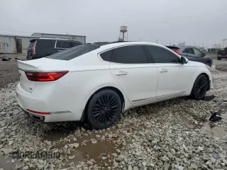 2018 Kia Cadenza Premium with VIN KNALC4J1XJ5103947, listed as a Copart auction lot 47964945 with 103,728 mi miles and Salvage Title. Bid and sale history available at carsss.com. Image 3.