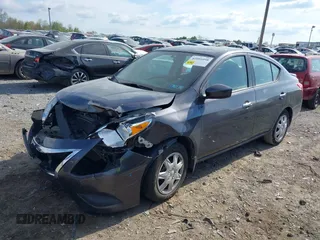 2015 Nissan Versa SV with VIN 3N1CN7AP7FL876601, listed as a IAAI auction lot 42091098 with 106,824 mi miles and . Bid and sale history available at DreamBid. Image 2.