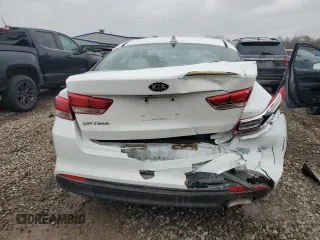2016 Kia Optima LX with VIN 5XXGT4L3XGG009395, listed as a Copart auction lot 52696615 with 115,780 mi miles and Salvage title. Bid and sale history available at DreamBid. Image 6.