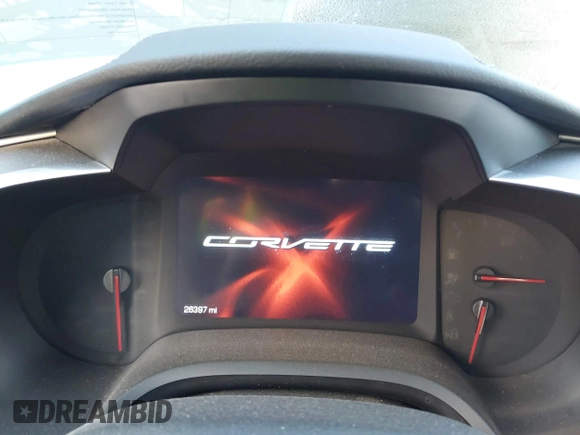 2017 Chevrolet Corvette 1LT with VIN 1G1YB2D71H5120591, listed as a IAAI auction lot 40208363 with 26,397 mi miles and . Bid and sale history available at DreamBid. Image 7.