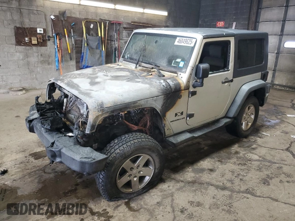 2008 Jeep Wrangler X with VIN 1J4FA241X8L568377, listed as a Copart auction lot 46849625 with Not Provided miles and Non Repairable. Bid and sale history available at DreamBid. Image 1.