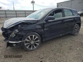 2019 Hyundai Elantra GT with VIN KMHH35LE2KU094601, listed as a Copart auction lot 51204115 with 117,210 mi miles and Salvage Title. Bid and sale history available at carsss.com. Image 1.