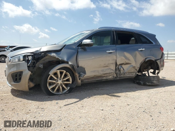 2017 Kia Sorento SXL z VIN 5XYPK4A51HG193730, wystawiony jako Copart lot #54797295 z przebiegiem 331 346 mil mil oraz Szkoda całkowita • Salvage title. Historia ofert i sprzedaży dostępna na DreamBid. Obrazek 1.