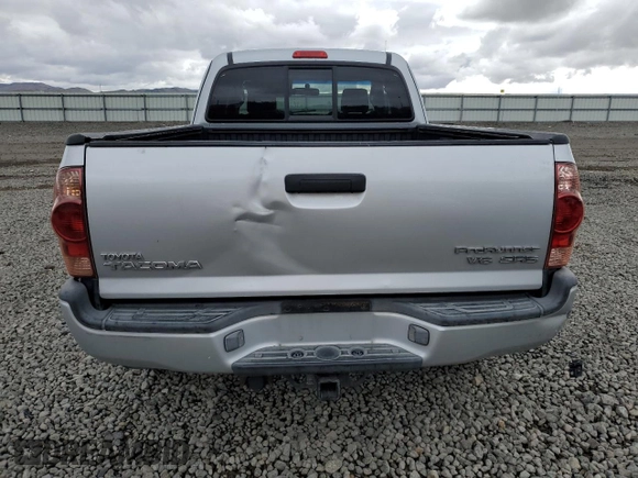2005 Toyota Tacoma PreRunner with VIN 5TETU62NX5Z030725, listed as a Copart auction lot 56920335 with 262,379 mi miles and Salvage title. Bid and sale history available at DreamBid. Image 6.