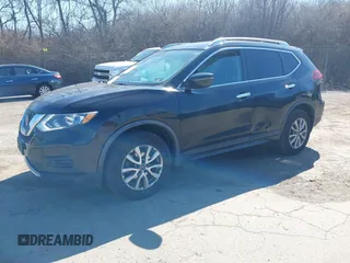 2019 Nissan Rogue SV with VIN KNMAT2MV5KP553265, listed as a IAAI auction lot 41761913 with 106,359 mi miles and . Bid and sale history available at DreamBid. Image 2.
