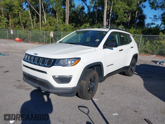 2020 Jeep Compass Sport with VIN 3C4NJDAB3LT210111, listed as a IAAI auction lot 41286048 with 78,372 mi miles and . Bid and sale history available at DreamBid. Image 16.