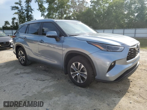 2024 Toyota Highlander LE z VIN 5TDKDRAH9RS548529, wystawiony jako Copart lot #53493205 z przebiegiem 16 627 mil mil oraz Szkoda całkowita • Salvage title. Historia ofert i sprzedaży dostępna na DreamBid. Obrazek 4.