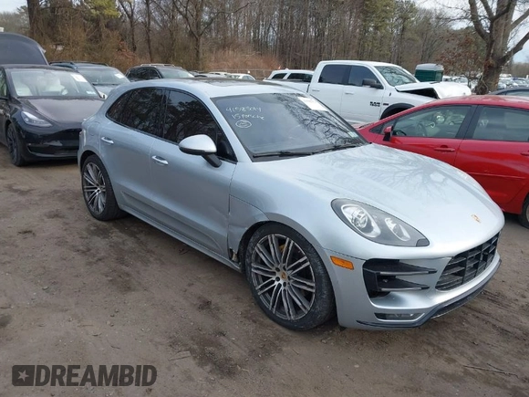 2015 Porsche Macan Turbo с VIN WP1AF2A57FLB96758, выставлен на аукционе IAAI как лот 41585014 с пробегом 129 886 миль миль и . История ставок и продаж доступна на DreamBid. Изображение 1.