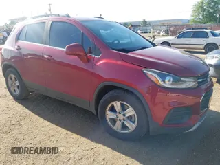2018 Chevrolet Trax LT with VIN 3GNCJLSB7JL168143, listed as a IAAI auction lot 42088555 with 94,234 mi miles. Bid and sale history available at carsss.com. Image 1.