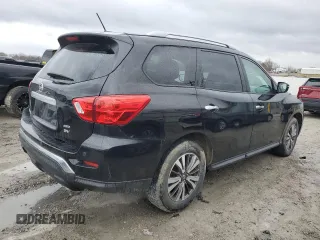 2018 Nissan Pathfinder SV with VIN 5N1DR2MM2JC603334, listed as a Copart auction lot 47702325 with 197,160 mi miles and Clean Title. Bid and sale history available at carsss.com. Image 3.
