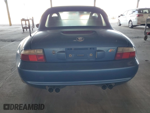 1999 BMW Z3 M Roadster z VIN WBSCK9339XLC89336, wystawiony jako Copart lot #68854114 z przebiegiem 158 231 mil mil oraz Szkoda całkowita • Salvage title. Historia ofert i sprzedaży dostępna na DreamBid. Obrazek 6.