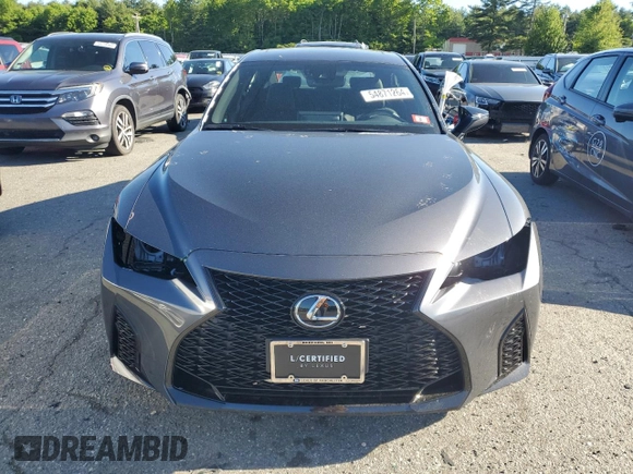 2023 Lexus IS with VIN JTHGZ1E23P5030867, listed as a Copart auction lot 54871264 with 6,429 mi miles and Salvage Title. Bid and sale history available at carsss.com. Image 5.