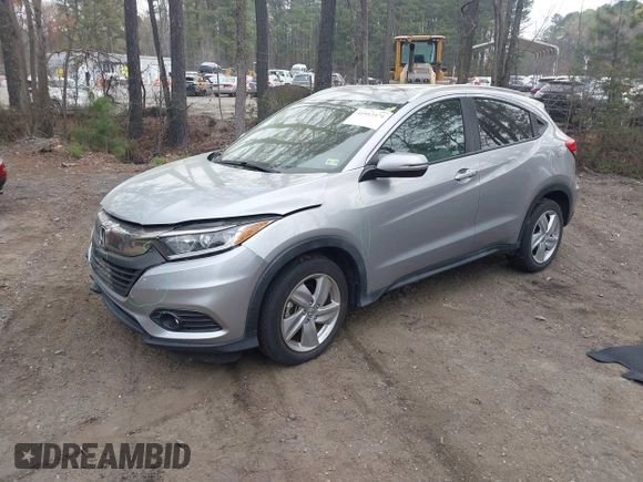2019 Honda HR-V EX with VIN 3CZRU5H51KM723262, listed as a IAAI auction lot 41912571 with 41,598 mi miles. Bid and sale history available at carsss.com. Image 2.