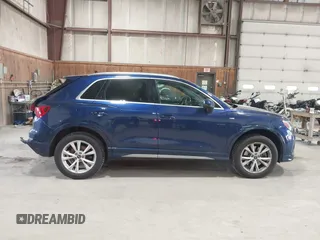2021 Audi Q3 S line Premium Plus with VIN WA1EECF36M1061776, listed as a IAAI auction lot 42343842 with 40,521 mi miles and . Bid and sale history available at DreamBid. Image 13.