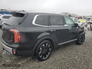 2024 Kia Telluride SX Prestige X-Line with VIN 5XYP5DGC1RG507245, listed as a Copart auction lot 43534585 with 6,246 mi miles and Salvage Title. Bid and sale history available at carsss.com. Image 3.