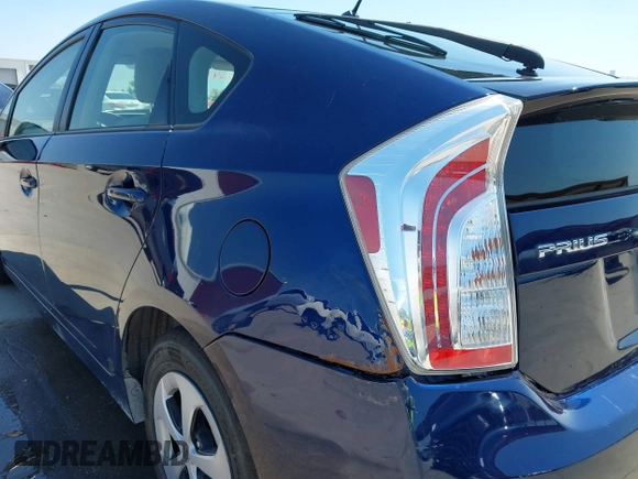2012 Toyota Prius One with VIN JTDKN3DU2C1559380, listed as a IAAI auction lot 42041076 with 222,740 mi miles. Bid and sale history available at carsss.com. Image 20.
