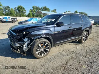 2024 Volkswagen Atlas SEL Premium R-Line z VIN 1V2FR2CA8RC516083, wystawiony jako Copart lot #66534675 z przebiegiem 20 466 mil mil oraz Szkoda całkowita • Salvage title. Historia ofert i sprzedaży dostępna na DreamBid. Obrazek 1.